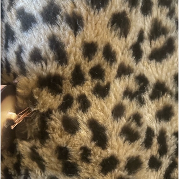 **Sold**Leopard Print, Faux Fur Coat, Pea Coat Sz M/L Utex Classics Vintage - Picture 14 of 15